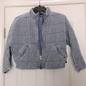 NEW🔥 NWT BLACK TAPE Quilted Mock-Neck Bomber Jacket